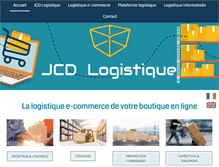 Tablet Screenshot of jcd-logistique.fr